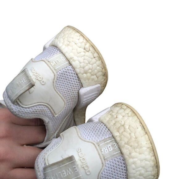 RARE 2016 Adidas NMD R1 White Monochrome Size 11 - Picture 16 of 16